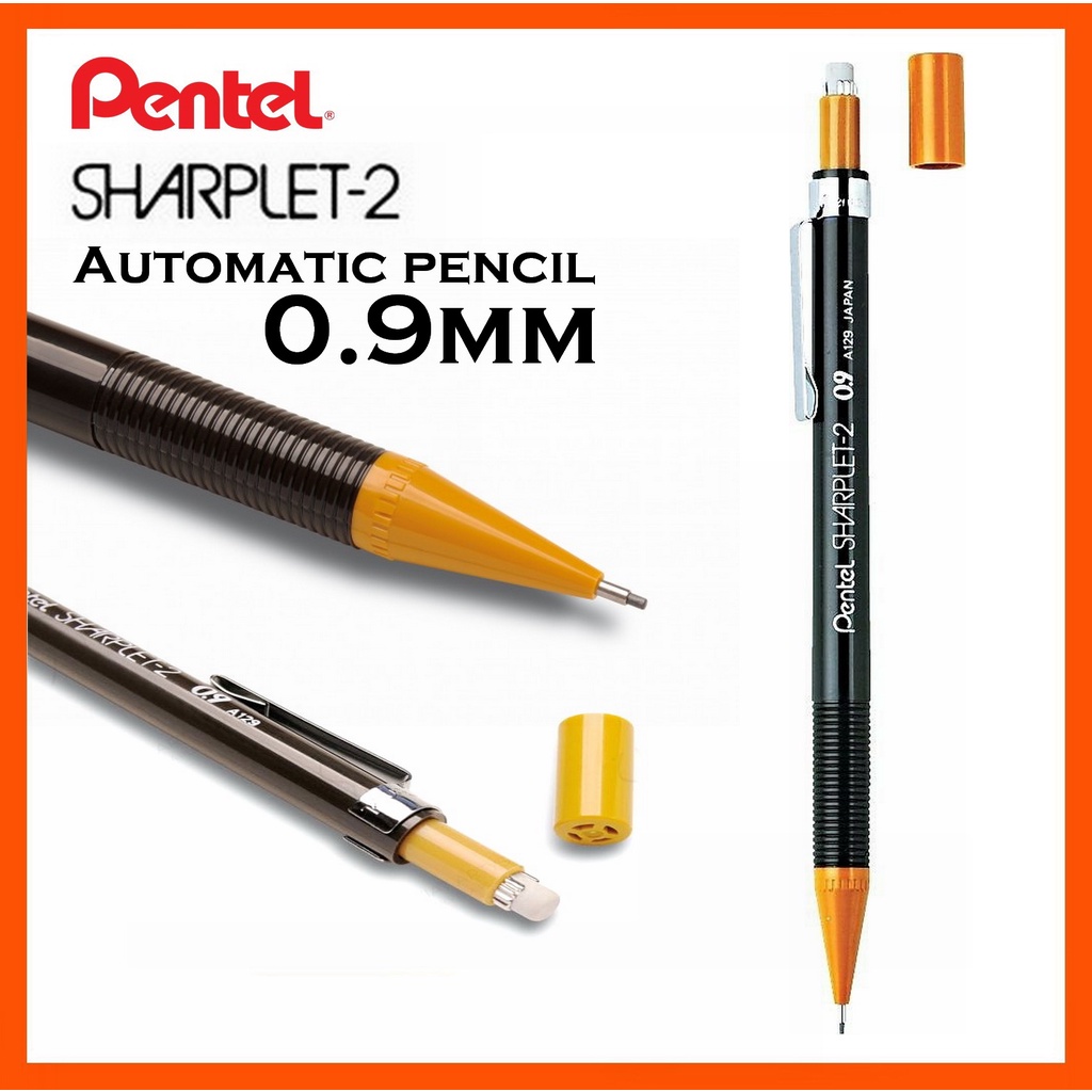 Pentel Sharplet-2 Mechanical Pencil, Brown Barrel, Box Of 12 (A129E - View #12