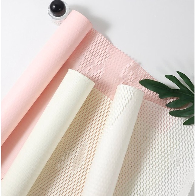 SHIOK 50CM X 8Yard Eco-Friendly Honeycomb Flower Wrapping Paper ...