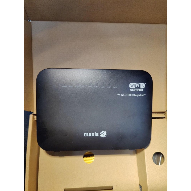 Maxis WIFI 6 EASY MESH ROUTER DUAL BAND SUPPORT 160Mhz for 5Ghz ...