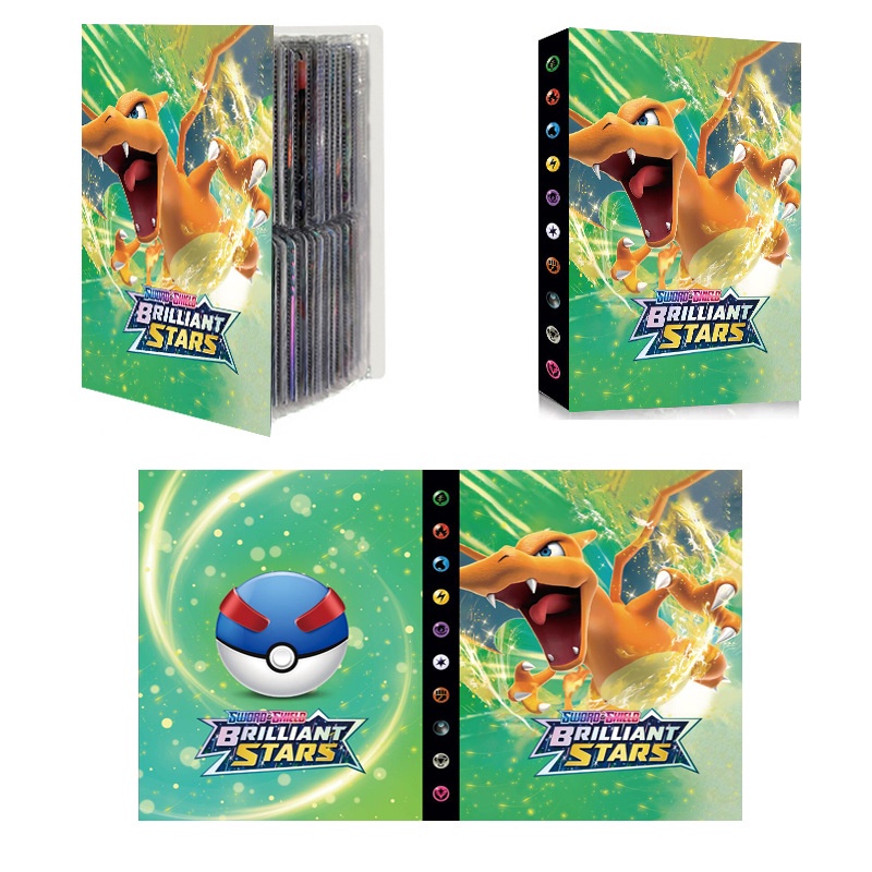 Large Capacity Card Holder Loose Leaf Collection Album for Pokemon CCG MTG  Magic Yugioh / Card Sleeve / Top Loading Card Book Sleeve Clip Collection  Book | Shopee Malaysia