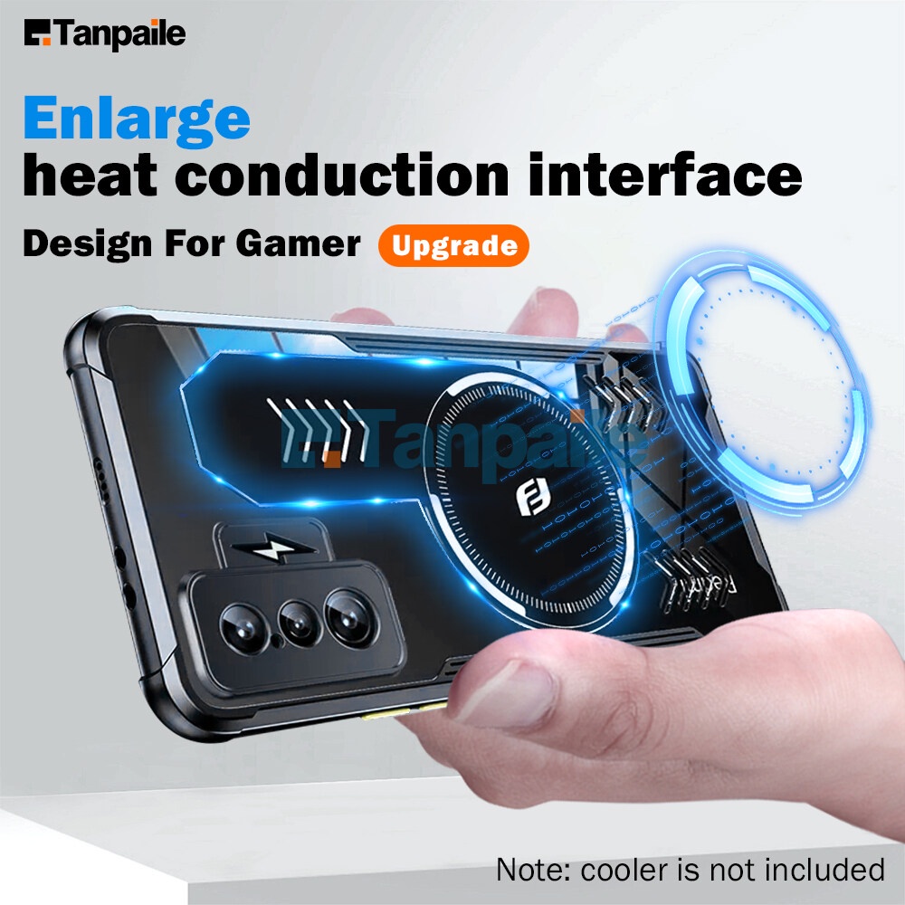 Tanpaile Cooling Magnetic Case For Xiaomi Redmi K50 Gaming Poco F4 F3 ...