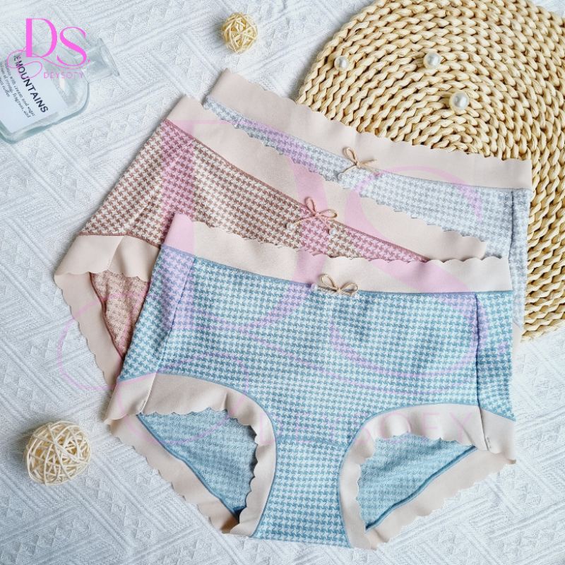 Houndstooth Plaid Panties (DF002B) Shopee Malaysia