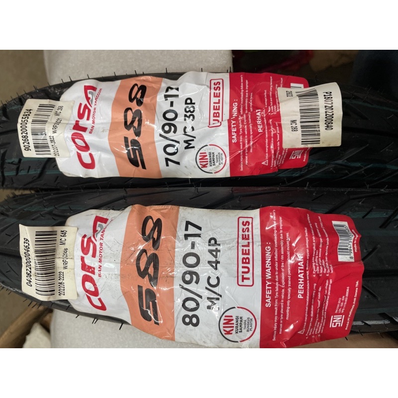 2024 Corsa S88 set / value pack (70/90-17 & 80/90-17) | Shopee Malaysia