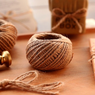 Fine Twine String Burlap String Roll 30m Natural Jute Rope String For Diy  Card Art Craft Artworks Decoration Gift Wrapping