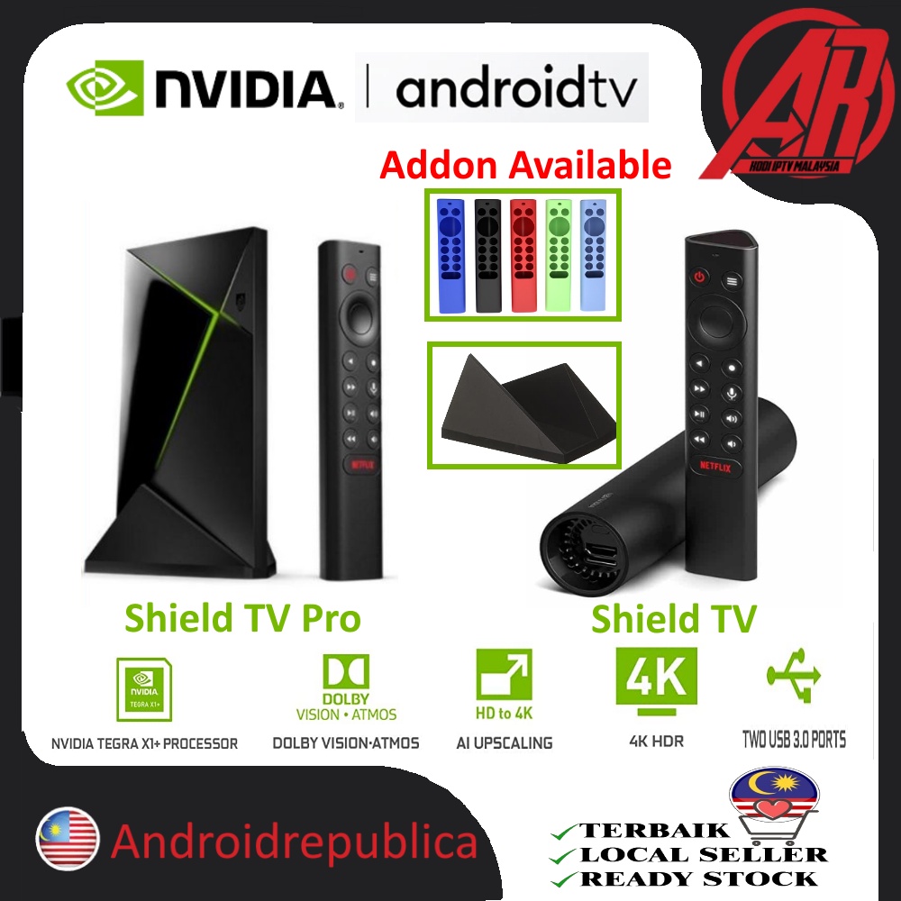 NVIDIA SHIELD Android TV Pro 4K HDR - Kodi IPTV Malaysia
