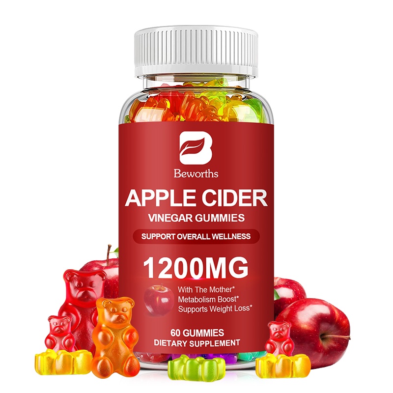 Beworths Natural Slimming Apple Cider Gummies Weight Loss Cider Vinegar