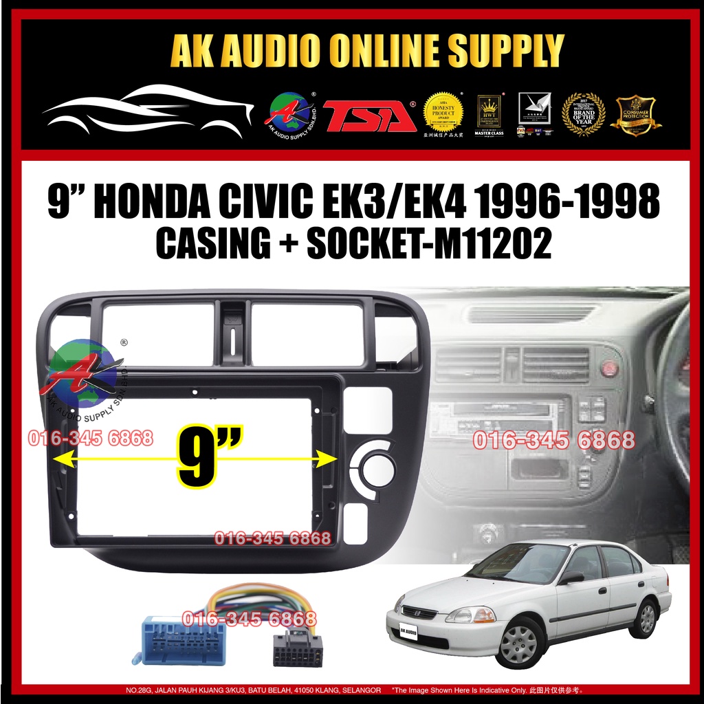 Honda Civic EK3/EK4 1996 - 1998 Android Player 9