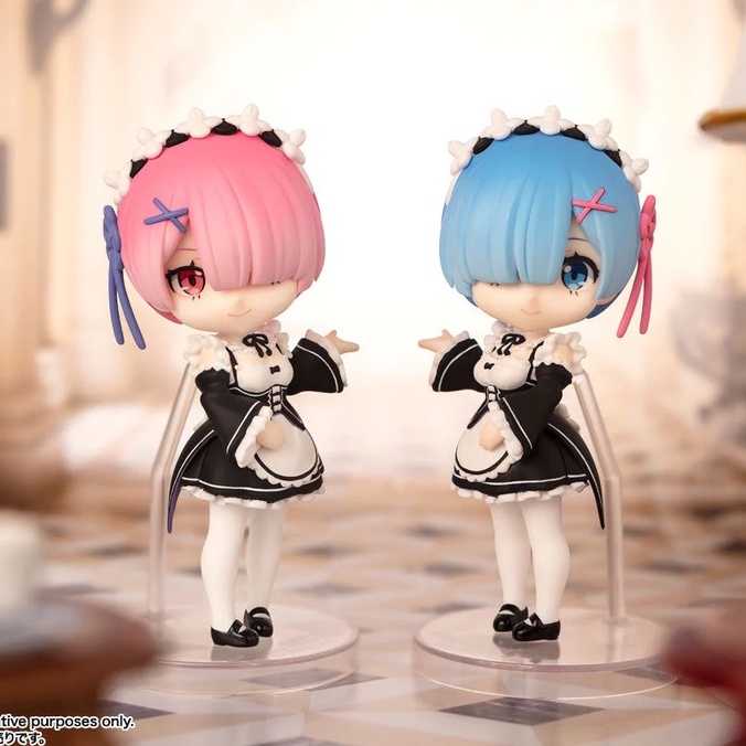 Bandai Re:Zero Starting Life in Another World Figuarts mini Ram Figure ...