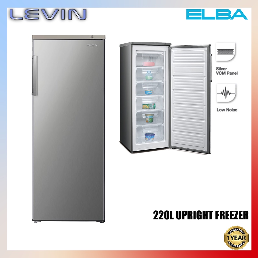 Elba Upright Freezer 220L 290L 570L Fast Cooling Universal Caster Wheel