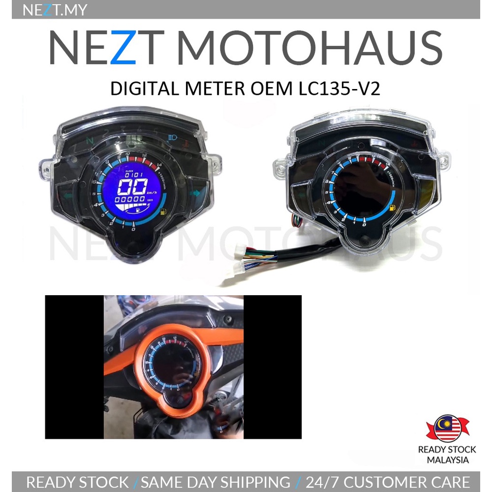 Yamaha LC135 V1 / V2 OEM Digital Meter READY STOCK | Shopee Malaysia