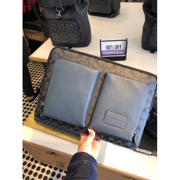 Coach Utility Laptop Case in Colorblock