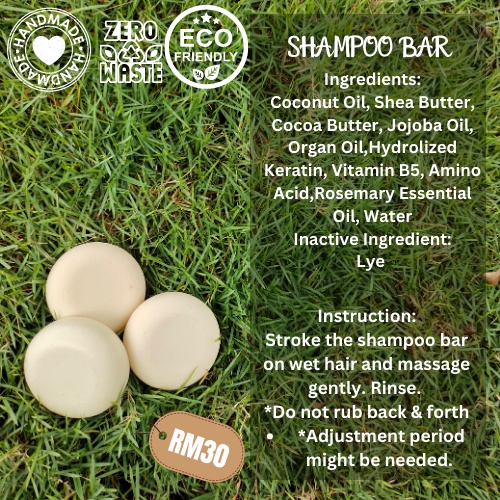 Shampoo bar (Handcrafted with Shea & Cocoa Butter) Shopee Malaysia