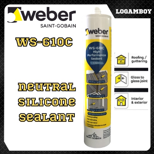 WEBER Silicone SaintGobain Acrylic Sealant Gap Filler Sealant Gap