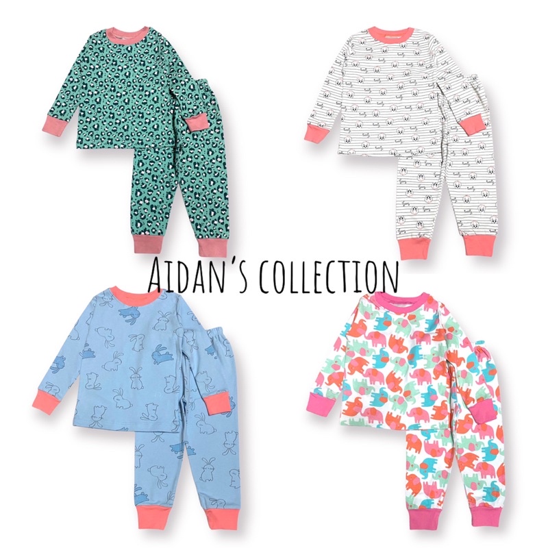 Pyjamas Girls Jumping Beans / Baju Tidur Budak Perempuan / Baju Tangan ...