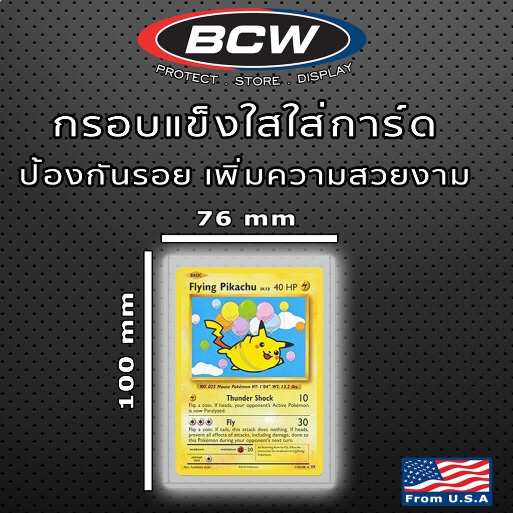 BCW TopLoad Card Holder size 3x4
