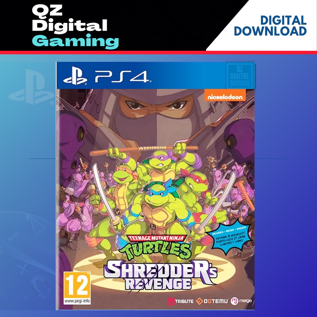 PS4 / PS5 Teenage Mutant Ninja Turtles Shredder's Revenge Full Game