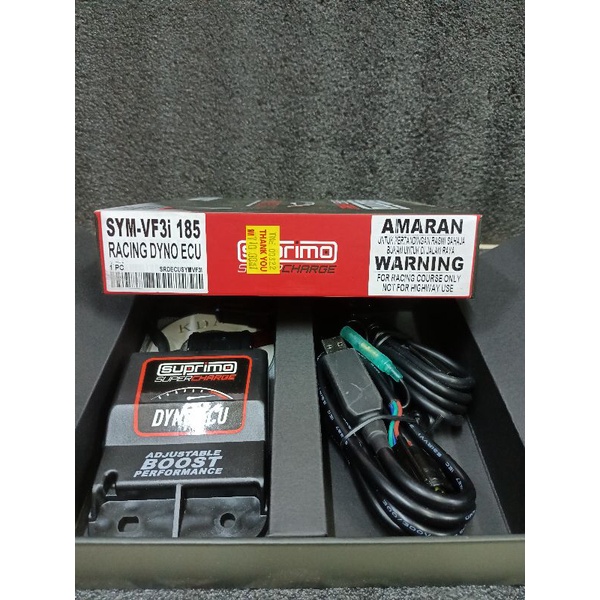 SYM VF3i 185 SUPRIMO RACING DYNO ECU QUICK SHIFTER/AIR FUEL RATIO ...