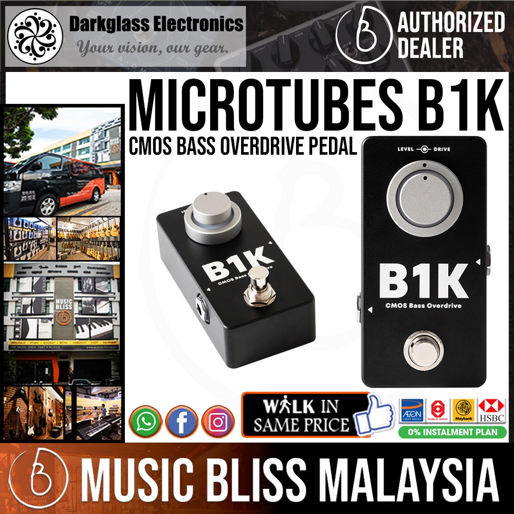 Darkglass B1K CMOSベースオーバードライブ （Darkglass Microtubes 
