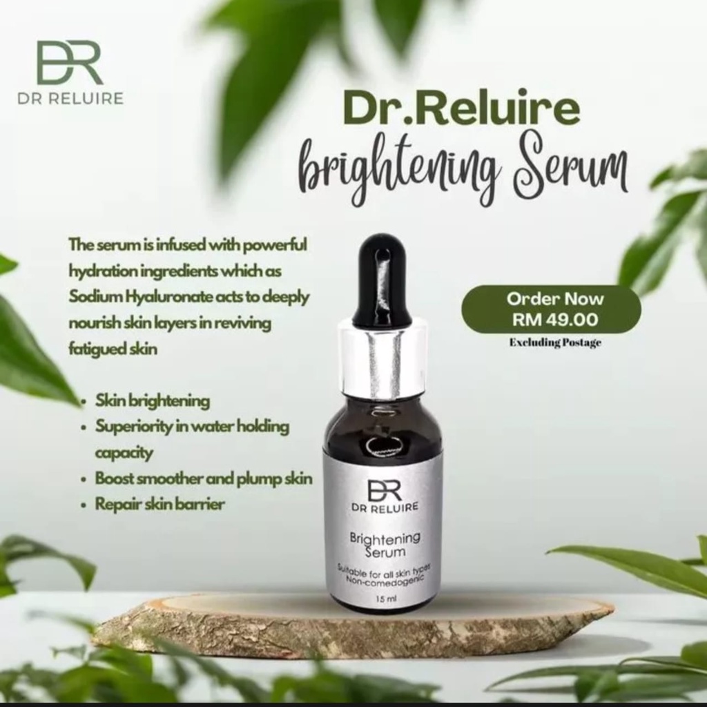 DR RELUIRE BRIGHTENING SERUM 15ml | Shopee Malaysia