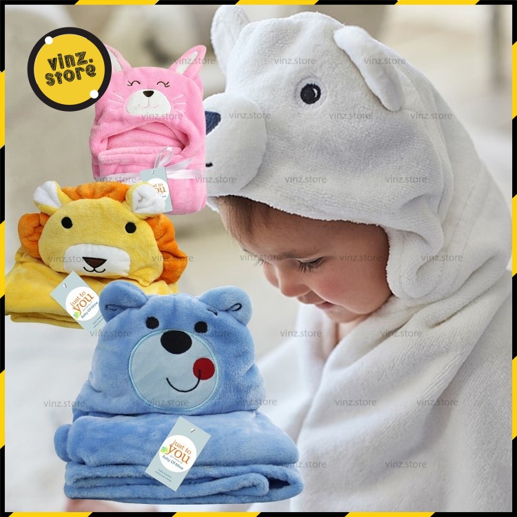 Fleece Cotton Hoodie Blanket Bath Towel Hooded Wrap Bathrobe Flannel