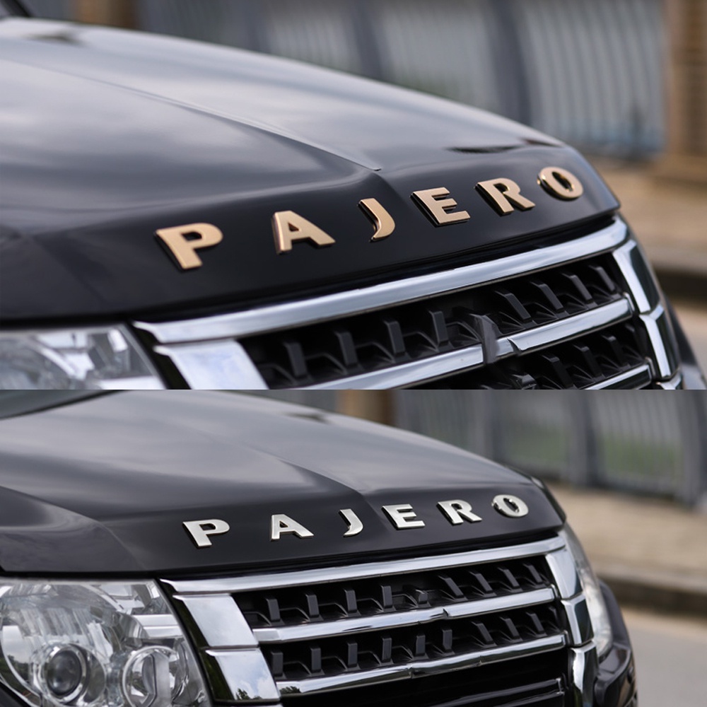 Car Trunk Rear Sticker PAJERO Hood Sticker For Mitsubishi PAJERO Sport ...