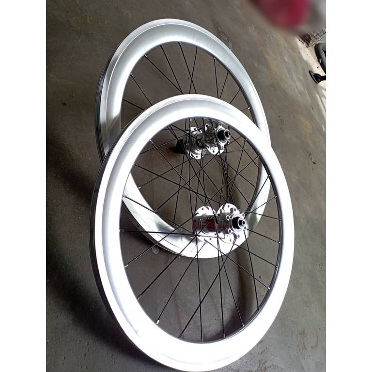 Rim 451 wheelset 40mm profile for minivelo foldingbike jengkrek ...