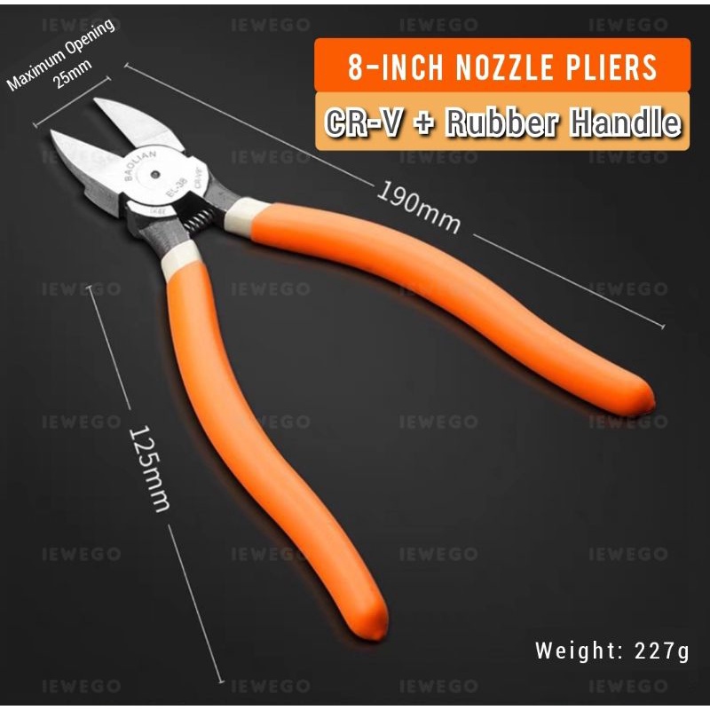 Wire Cable Cutters, Oblique Pliers, Flush Pliers, Mini Pilers