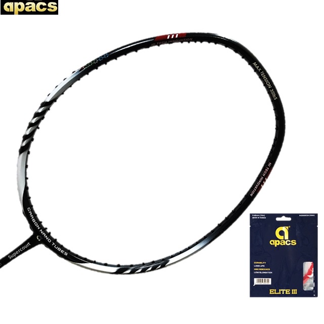 Apacs Lethal 9 series + Stringing Badminton Rackets (1pcs) Shopee