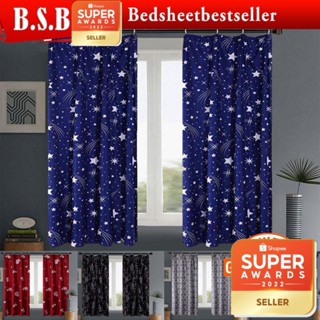 B.S.B BSB Modern Langsir Curtain Semi Blackout Ready Stock In Malaysia ...