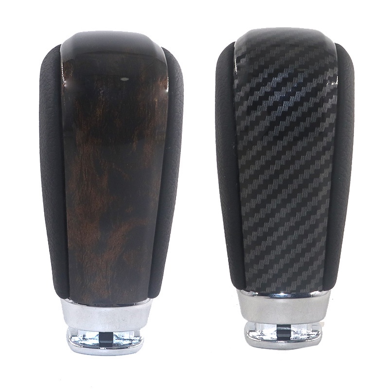 Gear Shift Knob Lever Switch Shifter Knob Leather For Toyota Prado FJ