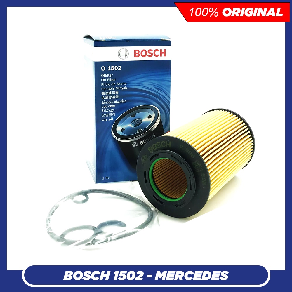 Original Bosch Oil Filter 1502 - Mercedes M112 W202 W203 W210 W211