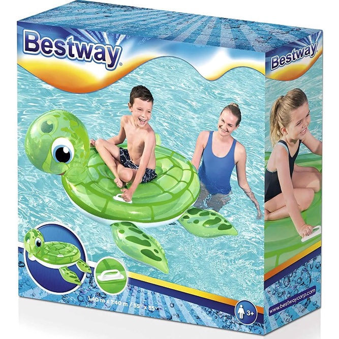 Bestway Turtle Ride On Inflatable Pool Float BW41041 | Shopee Malaysia
