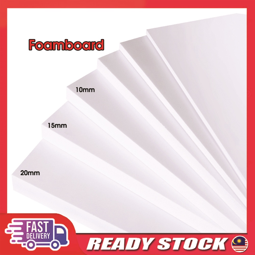 Thickness White PVC Foam Board A4/A5 Size Foam Board Sheets 10mm/15mm
