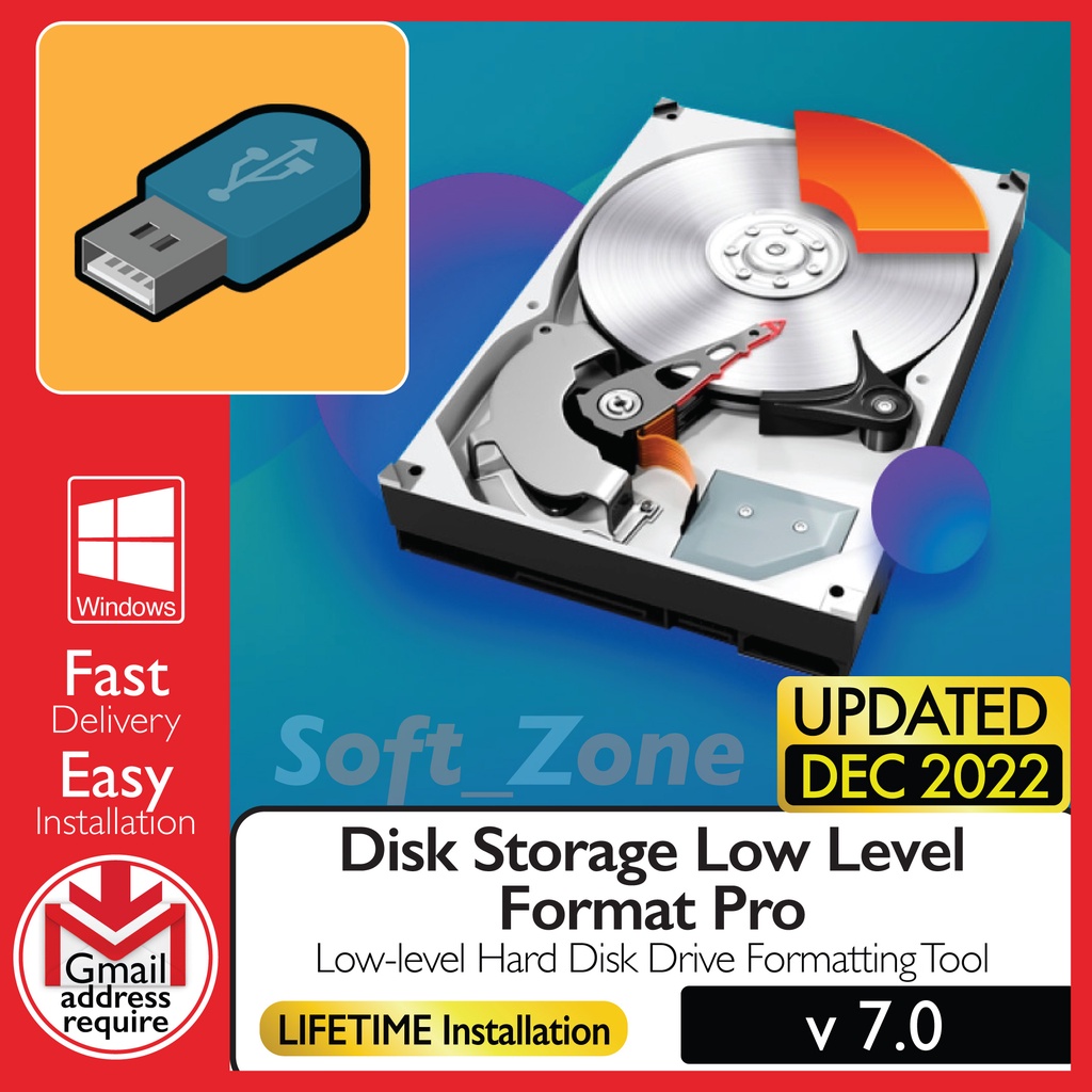 Disk Storage Low Level Format Pro 7.0 Lowlevel Hard Disk Drive