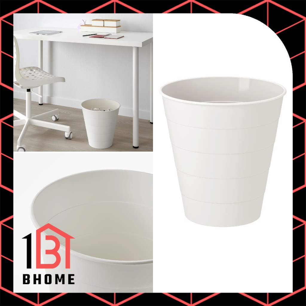 IKEA WASTE BIN FNISS WASTE BIN WHITE COLOR 10L IKEA WASTE BIN IKEA