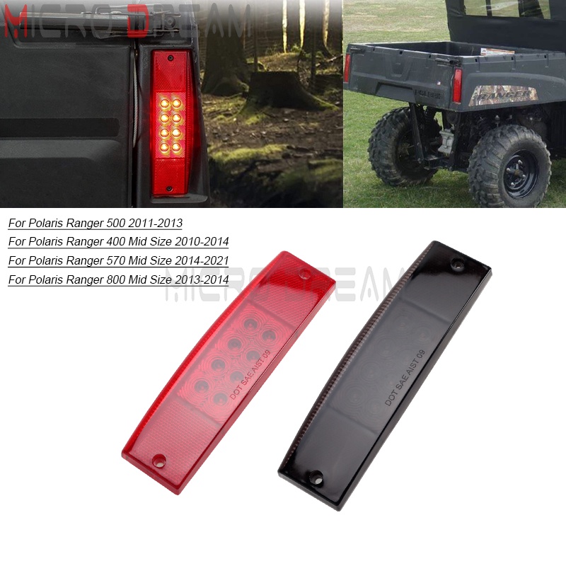 For Polaris Ranger 400 500 570 800 Midsize LED Tail Light Red Brake ...