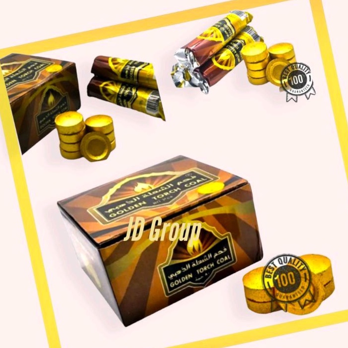 Arang Bakhoor Gold Permium Original / Charcol Bukhoor / Arang Gold ...