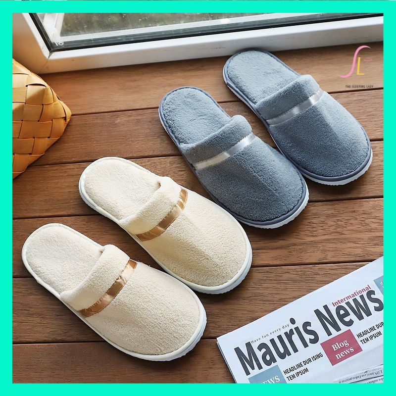 Slippers indoor thick sole slippers Washable coral fleece anti slip ...