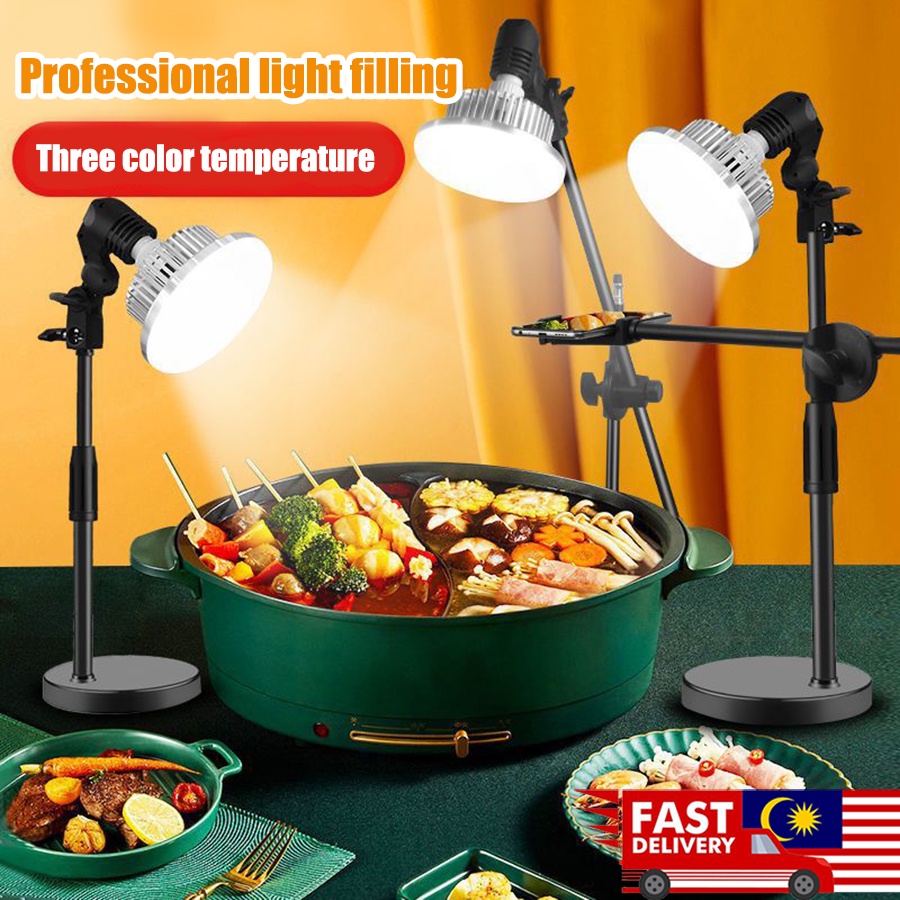 E27 Soft Light Bulb Fill Light Photography Room Desktop Indoor Video ...