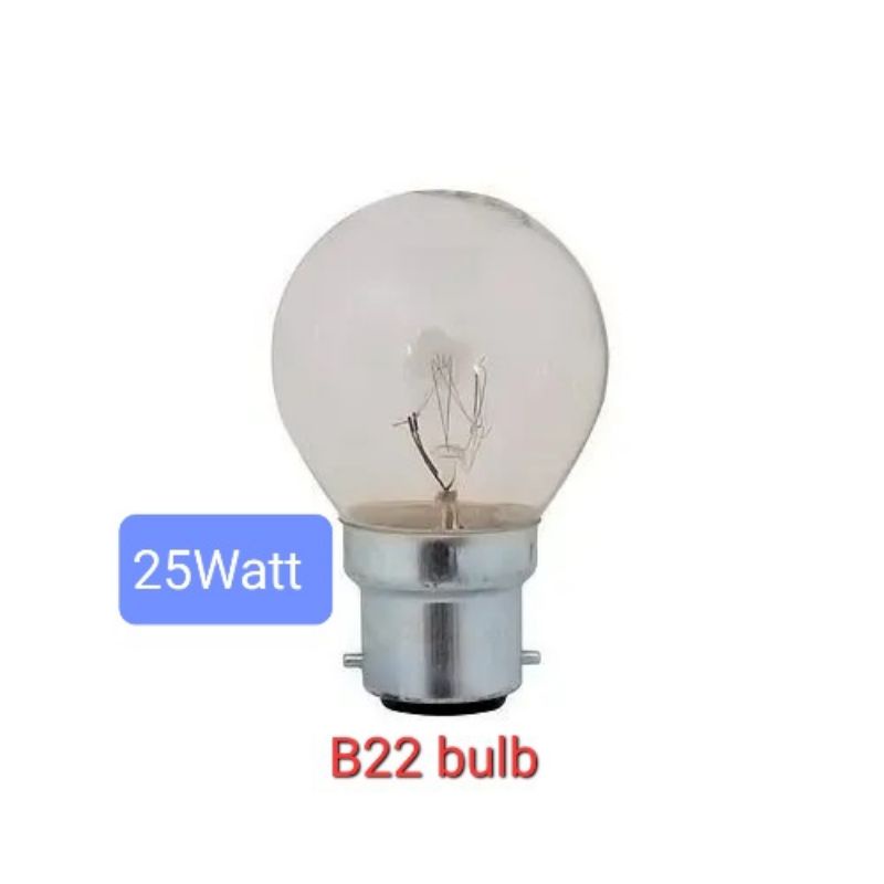 Incandescent lamp bulb 5w and 25w for incubator spare part Shopee