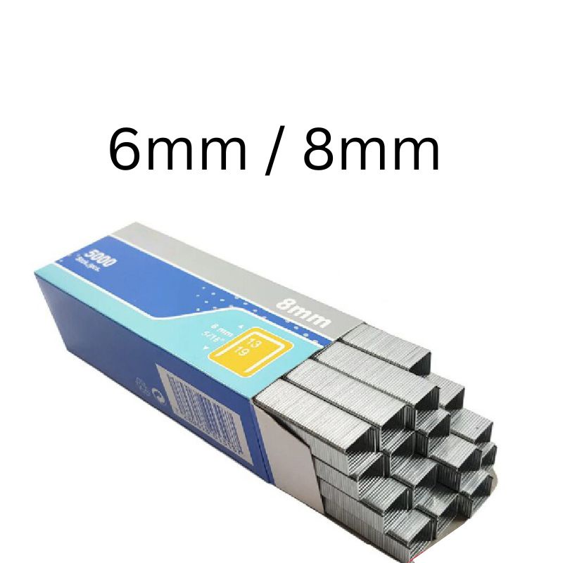 13/6 13/8 Staple Gun Refill Nail 6mm 8mm Fineline Hand Stapler Rapid ...