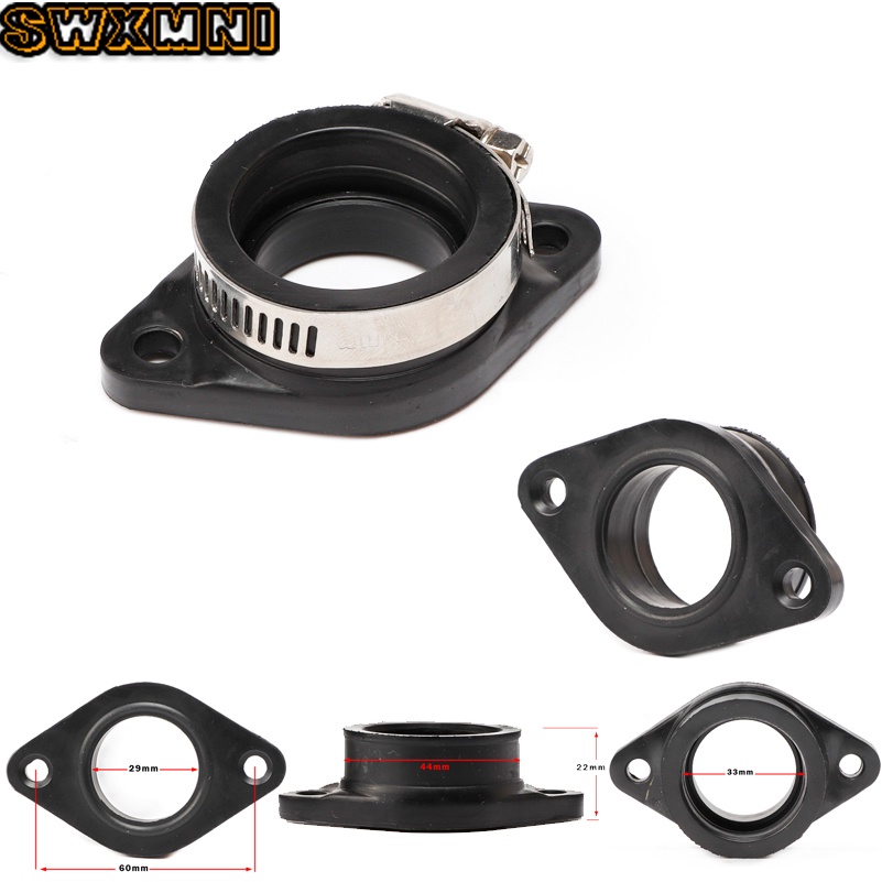 Adattatore Per Carburatore Moto In Gomma - Manicotto Di Aspirazione 40mm (2 Pezzi) - Foto 5