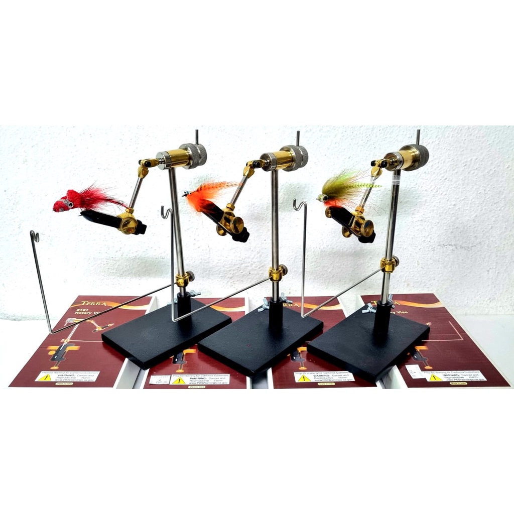 Fly Fishing Fly Tying Vise Rotating Terra Vise for Flys and Jigs