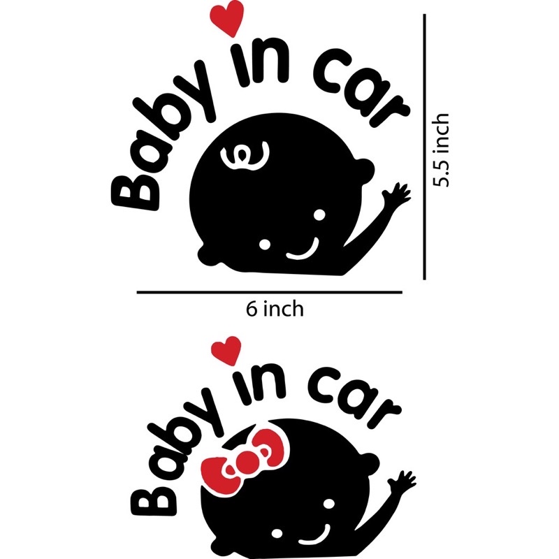 (Ready Stock) S916# Baby In Car / Baby on board Sticker | Shopee Malaysia