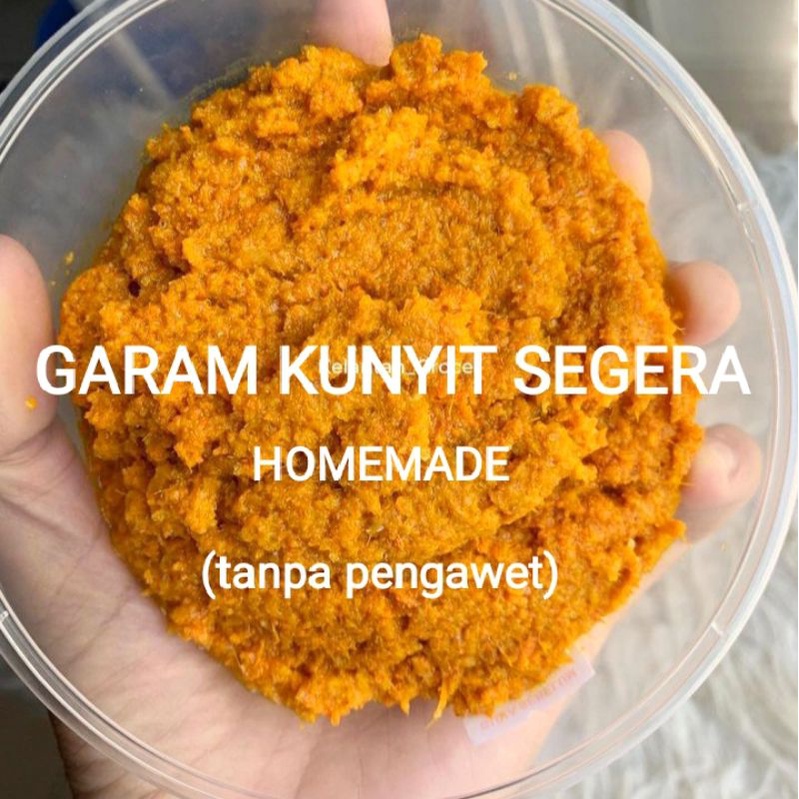 GARAM KUNYIT HOMEMADE TANPA PENGAWET 300G Shopee Malaysia