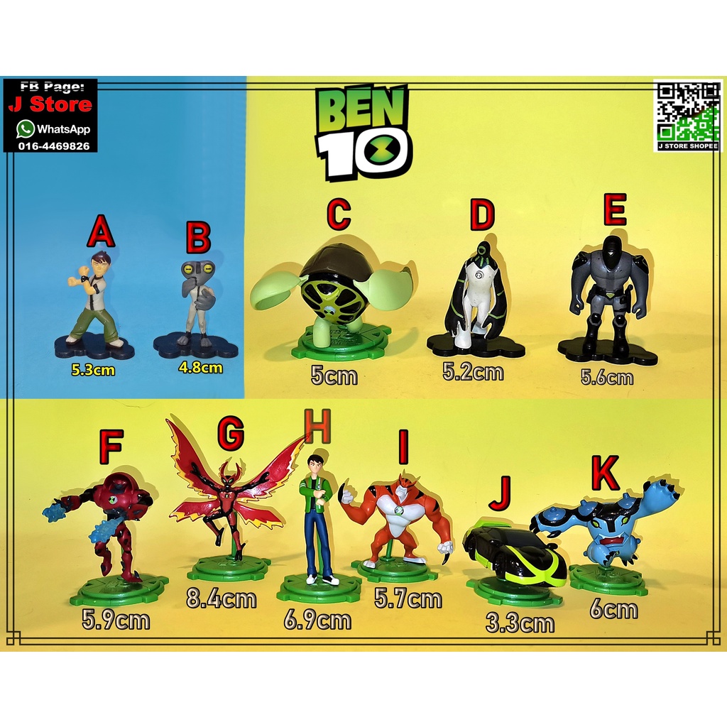 Ben 10 Ultimate Alien mini figure 2 ( J Store ) | Shopee Malaysia