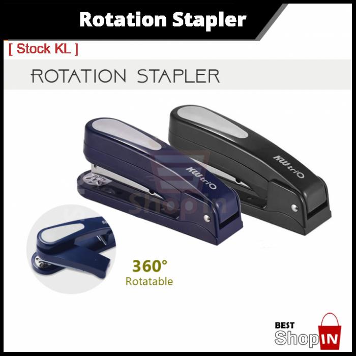 KWtriO 360 Rotation 24/6 Stapler Heavy Duty Staplers Pusing Rotate