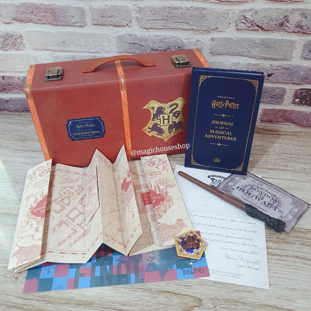 Harry Potter Hogwarts Trunk Collectible Set Shopee Malaysia