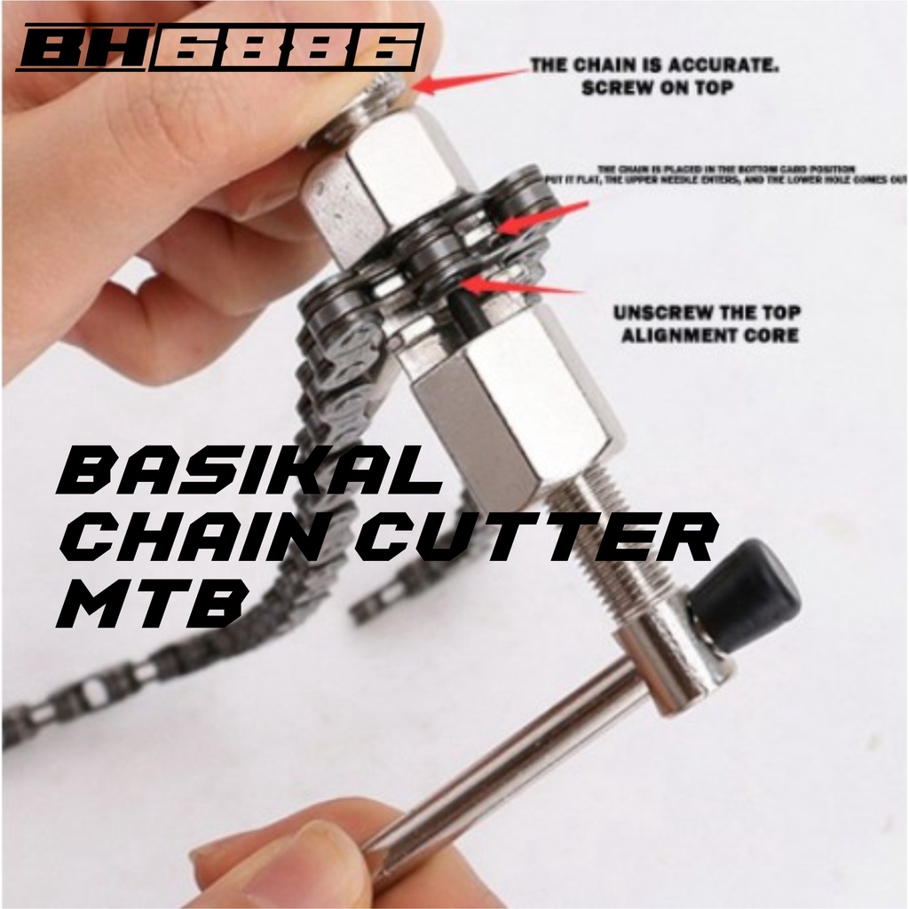 BICYCLE CHAIN CUTTER RIVERT EXTRACTOR QTB.62 basikal rantai | Shopee ...