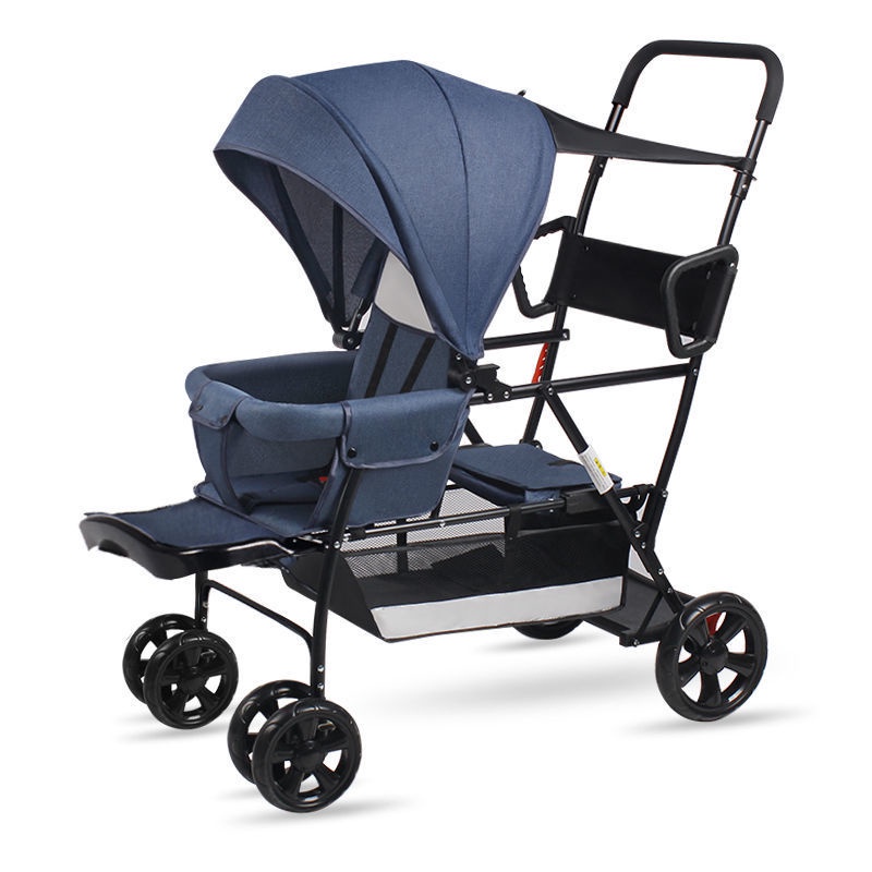 Twin Baby Stroller Sitting Lying Detachable Ultra Light Portable Folding Baby Baby Hand Two Child Stroller Double Stroller Twin Stroller Shopee Malaysia